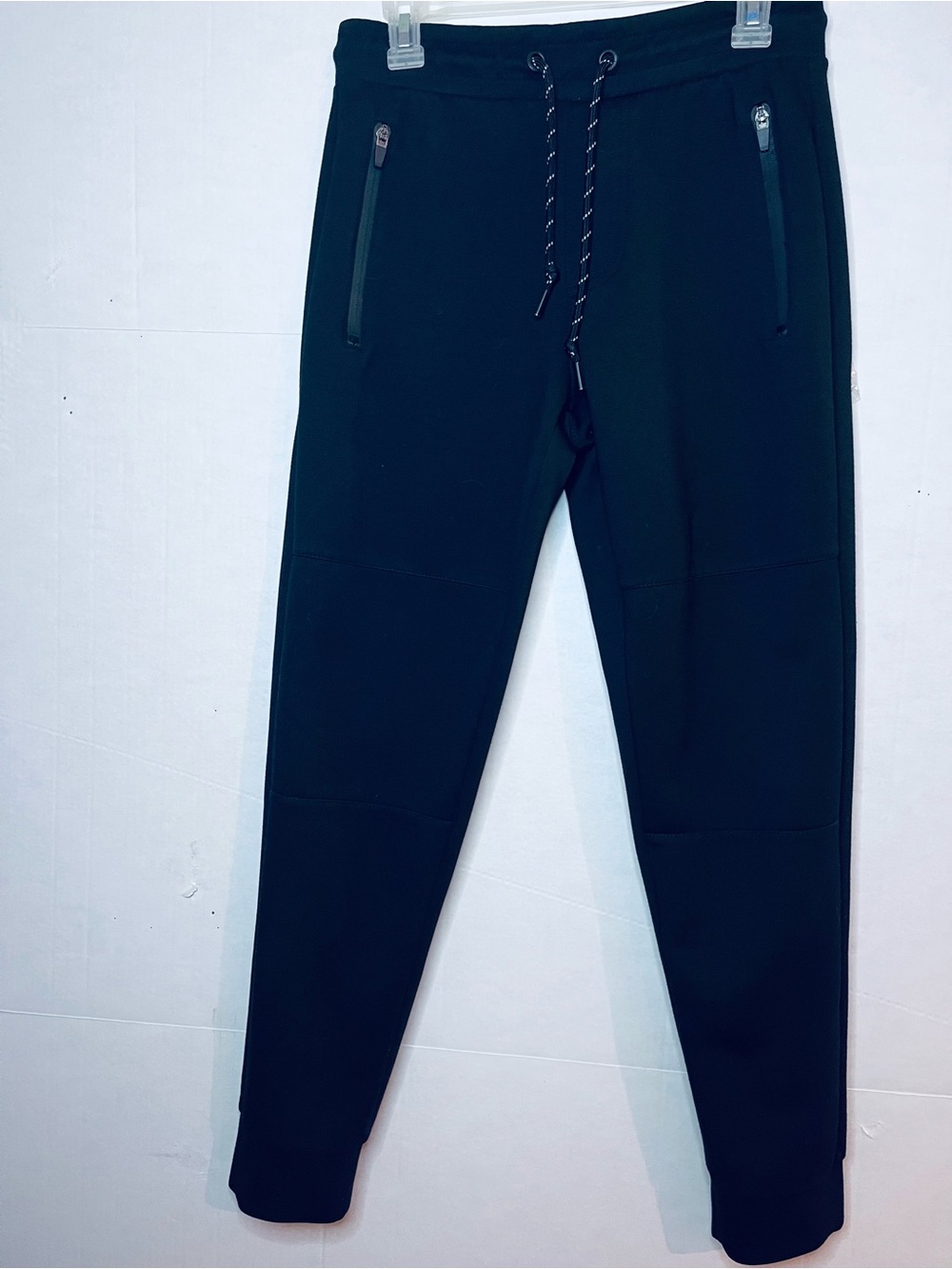 Men's Aeropostale Black Jogger Pants with Drawstring Waistw